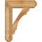 Ekena Millwork Olympic Craftsman Rough Sawn Bracket w/ Offset Brace, Western Red Cedar, 8"W x 26"D x 34"H BKT0806X26X34OLY04RWR - alternate 4